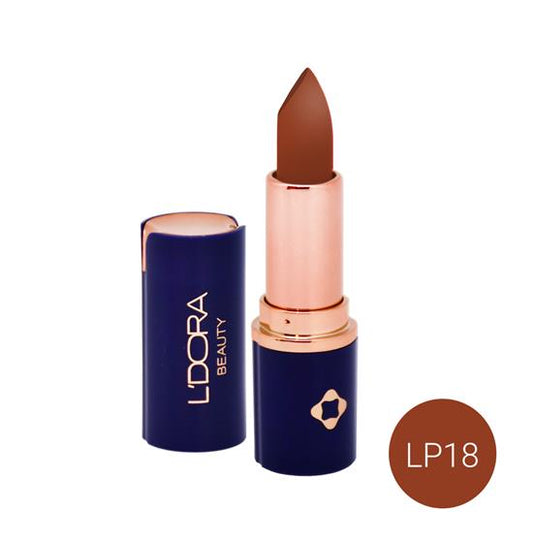 L'DORA SOLID HALF MATTE LIPSTICK, NO. LP18